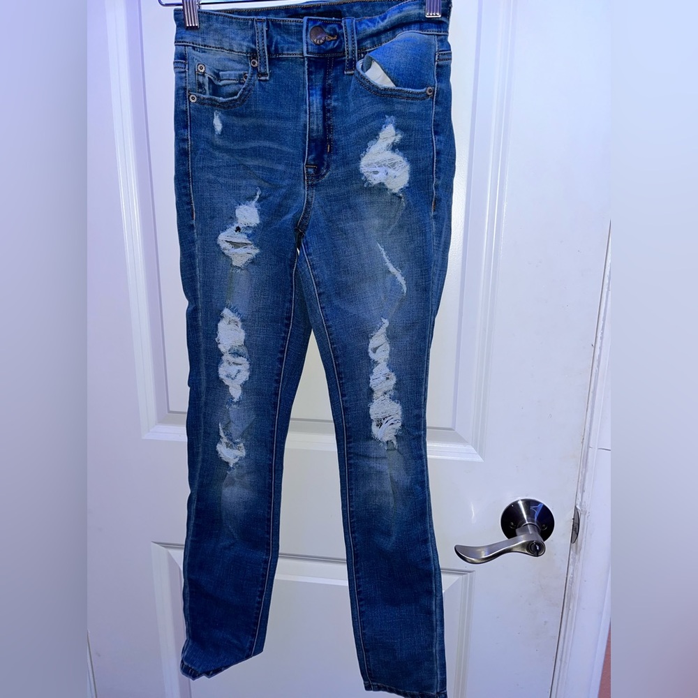 Size 2 Regular Areo blue jeans